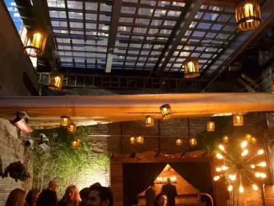 Speakeasy communal table